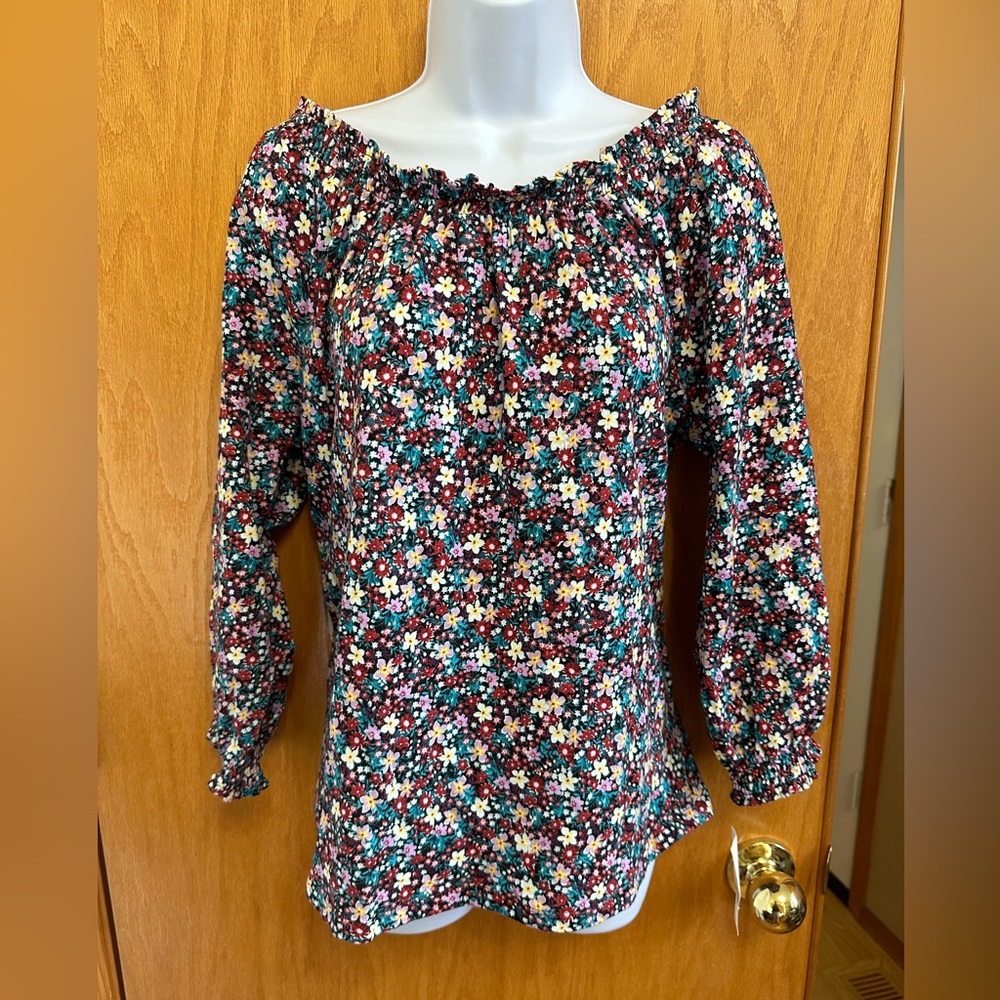 Style & Co floral top size 0X
